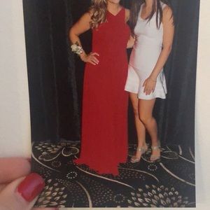 Beautiful red prom dress